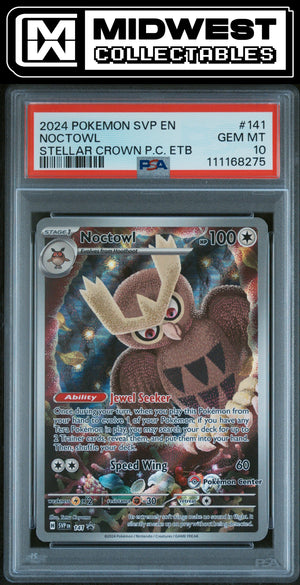 Pokémon Noctowl - 2024 Pokemon Svp En-Sv Black Star Promo #141 - Card ID# 10084