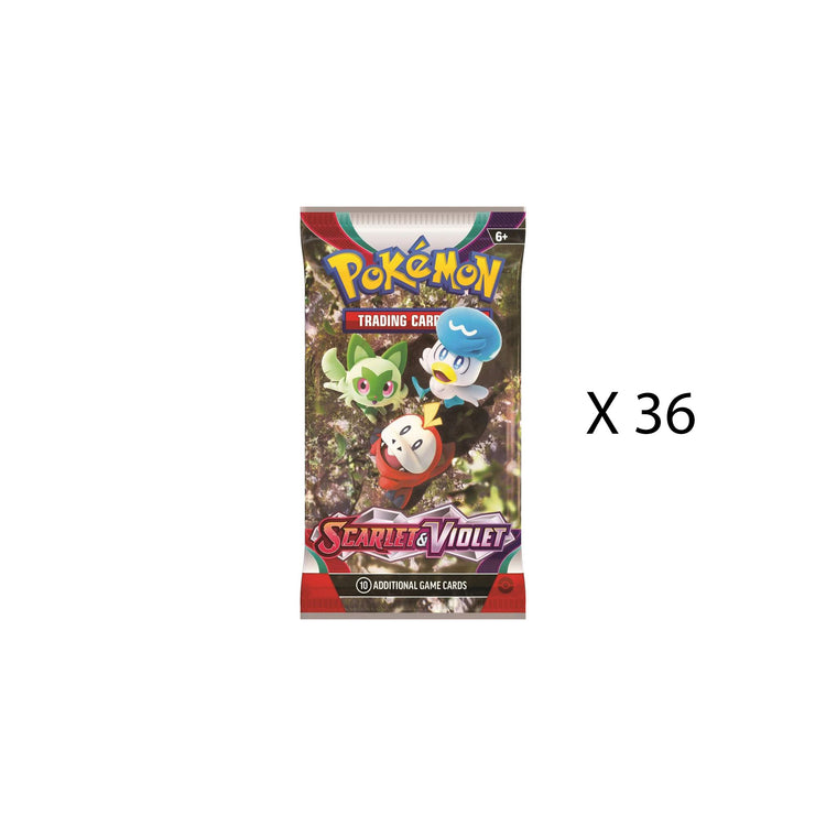 Pokémon Scarlet & Violet Base 36 Booster Pack Bundle