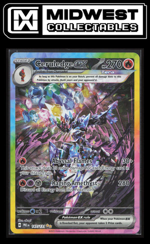 Pokémon Ceruledge ex - SV: Prismatic Evolutions #147/131 - Card ID# 10063