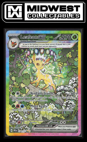 Pokémon Leafeon ex - SV: Prismatic Evolutions #144/131 - Card ID# 10071