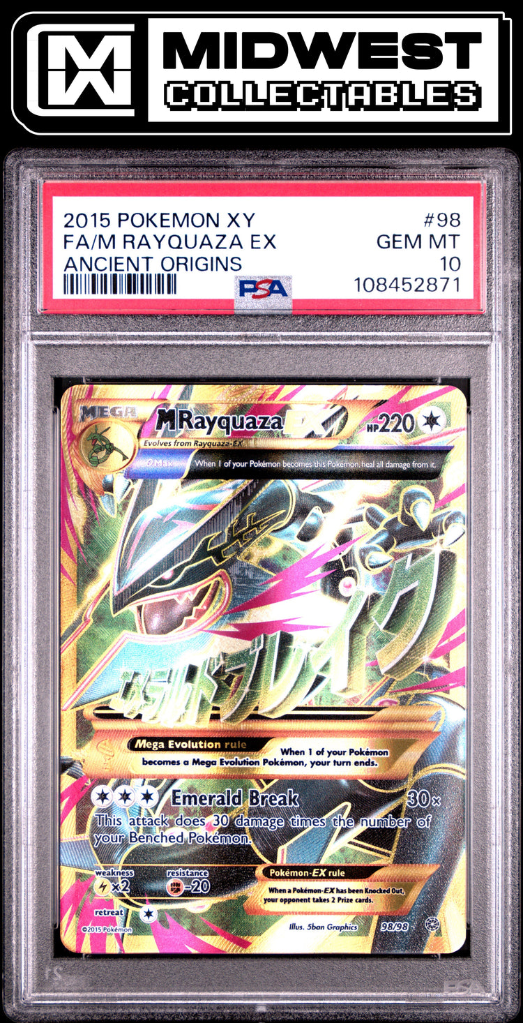 Pokémon Fa/M Rayquaza Ex - 2015 Pokemon Xy Ancient Origins #98 - Card ID# 10079