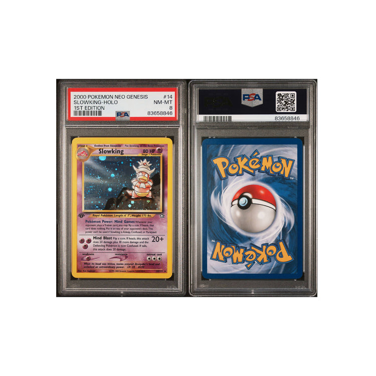 Pokémon 2000 Neo Genesis First Edition Slowking - Holo #14 PSA 8 NEAR MINT-MINT [83658846]