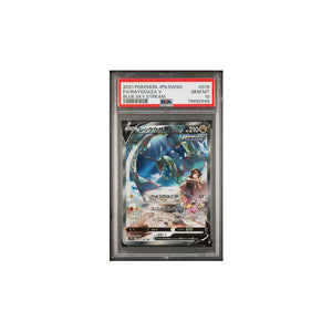 Pokémon 2021 Blue Sky Stream Rayquaza V (Secret Rare) #76 PSA GEM MINT 10 [78692949]