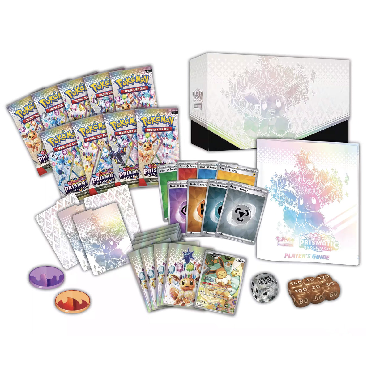 46 Pokemon Box Pokémon Prismatic Evolutions Elite Trainer Box